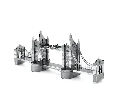 Metal Earth Fascinations London Tower Bridge 3D Metal Jigsaw Puzzle Model Kit  • £14.35