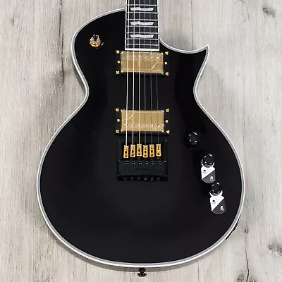 ESP LTD Eclipse-1000T CTM Evertune Guitar Macassar Ebony Fretboard Black • $1599