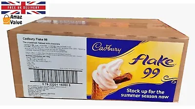 Cadbury Flake 99 144 Bars - Ice Cream Chocolate Bar 144 Pack • £28.99
