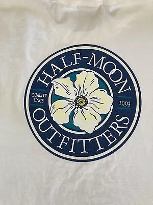 Half Moon Outfitters T-Shirt In Size XL Men’s All Cotton White Vintage • $5