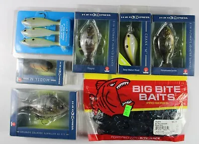 H2O Xpress Jointed Fishing Lures Lot Of 7 New In Box  Rapala • $17.50