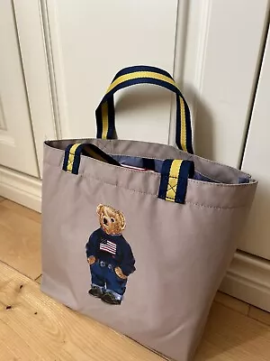 Brand New Polo By Ralph Lauren Polo Bear Tote Shopper Bag Khaki Or Brown • £17.99