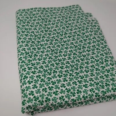 Cotton Fabric 3 Yd Small Clover Unbranded Quilting Crafts • $5.95