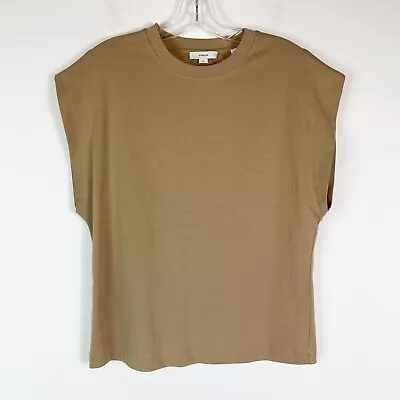 Vince NWOT Women's Crew Neck Muscle Tee Tan Size S • $52