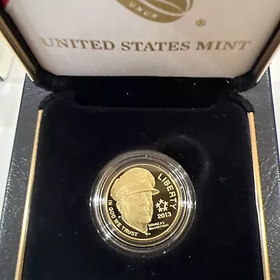 2013-W $5 Five Dollar 5-Star Generals Proof Commem Gold Coin With COA! • $599