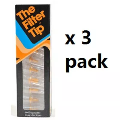 The Filter Tip 30 Disposable Filters Japan Made 10 Tips/pack X 3 Pack 30 Tips   • $19