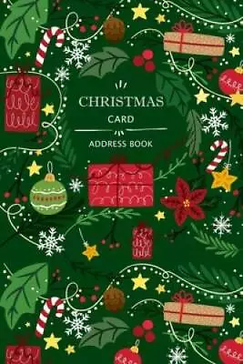 Christmas Card Address Book: Holiday Cards List Tracker Send And Receive  - GOOD • $6.88