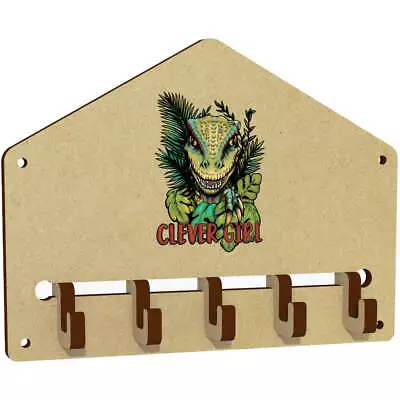 'Clever Girl Velociraptor' Wall Mounted Hooks / Rack (WH039119) • £5.99