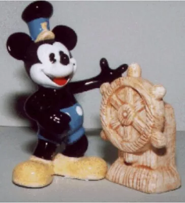 Mickey Mouse Steamboat Willie Salt & Pepper Shakers • $34.99