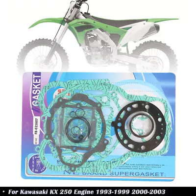 For KAWASAKI KX250 KX 250 1993-2003 Top And Bottom End Gasket Kit • $16.34