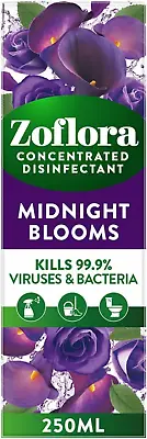 £4.89 • Buy Zoflora Concentrated Antibacterial Disinfectant, Midnight Blooms, 250 Ml 