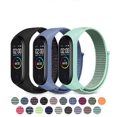 For Xiaomi Mi Band 7 6 5 4 3 Strap Nylon Lopp Watch Band Bracelet Replacement  • $9.78