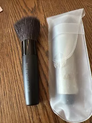 New Lot Of 2 Mary Kay Mineral Powder Foundation Brush W/ 1 Clear Carry Pouch • $14