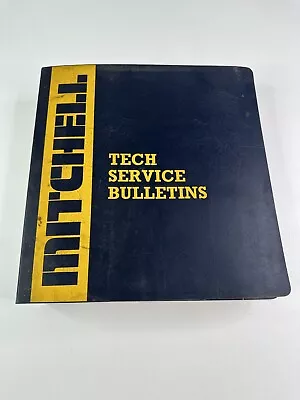 Mitchell Estimating Tech Service Bulletin Index Tune Up Electrical Chassis • $25