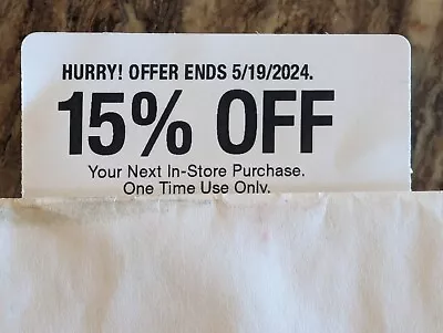 Home Depot 15% Off IN STORE Coupon Expires 5/19/2024  Save Up To $200  • $50