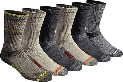 Eddie Bauer Men's Dura Dri Moisture Control Crew Socks Multipack • $33.38