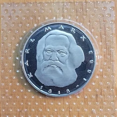 1983-J Germany-Federal Republic 5 Deutsche Karl Marx Commemorative Proof  Coin • $6.75