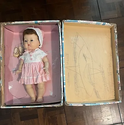 Vintage Tiny Tears Baby Doll Original Case And Original Outfit • $95