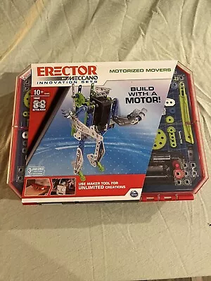 Erector By Meccano Innovation Sets Motorirzed Movers 19602 Steam Motor Included • $42.15