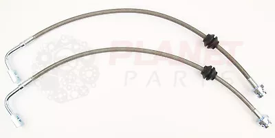 Front Braided Brake Hoses For Ford Falcon BA BF Inc XR6 XR8 XR6 Turbo BARRA PAIR • $110