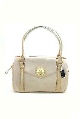Mimco Ivory Leather Molten Worker Tote Bag Size L • $115.93
