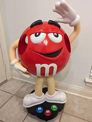 Red M&M Chocolate Store Candy Display Character On Wheels • $280