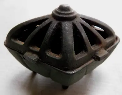 Vantines Cast Art Deco Incense Burner #574 Green Antique French • $29.99