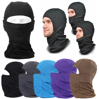 Men's Full Face Mask Head Cover Motorcycle Thin Helmet Liner Balaclava Hat Cover • $5.99