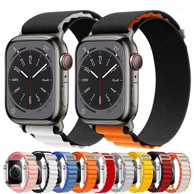 $14.99 • Buy Alpine Band Strap For Apple Watch Series 9 8 7 6 5 SE 41/49mm Ultra 2 Nylon Loop