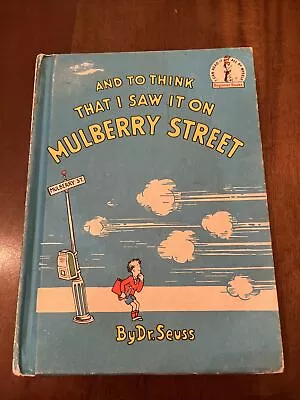 Vintage Dr. Seuss And To Think That I Saw It On Mulberry Street Book • $10