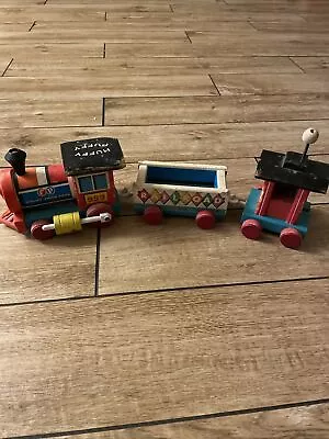 Fisher Price Huffy Puffy Vintage Train Set 999 • $14.99
