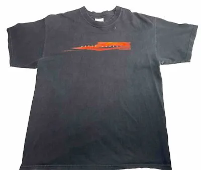 Vtg Peter Murphy T Shirt PM Dust Tour 2002 Size L Black Fade Bauhaus Gothic • $45