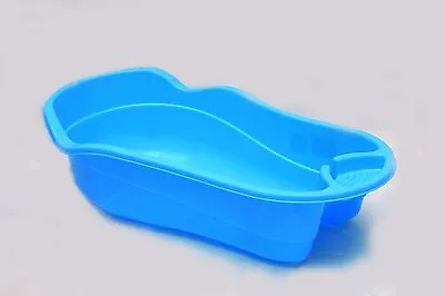 BLUE Large Plastic Large Baby Newborn Kids Deluxe Wash Bath Tub  • £12.97