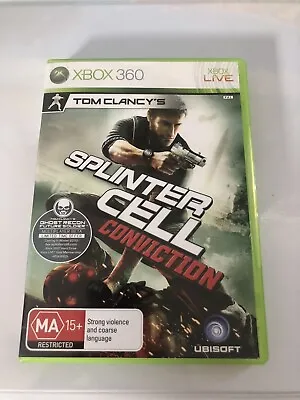 Tom Clancy's Splinter Cell Conviction XBOX 360 Microsoft COMPLETE W/ Manual PAL • $4