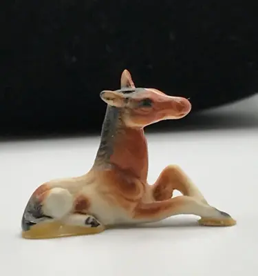 Vintage Tiny Porcelain Horse Miniature Figurine • $9.99