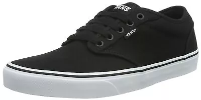 Vans Mens Atwood Skateboarding Shoes Trainers Sneakers Black/White UK 7.5 • £29.99