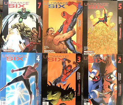 Ultimate Six. # 2-7.  (6 Issue Lot). Nov-june 2003-2004.  Fn/vfn To Nm Condition • £14.99