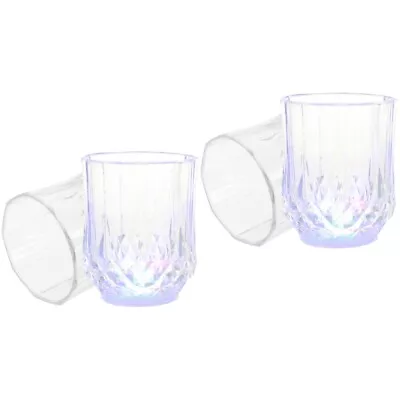 4 Pcs LED Tumbler Wine Cups Cup Light Up Wine Glass Wine Cups Wine • £11.35