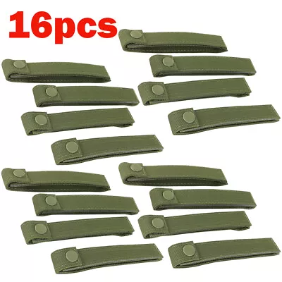 16x 6  MOD MOLLE PALS Modular Web Gear Replacement Tie Straps Green • $26.89