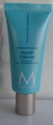 Moroccanoil Hand Cream Rich Nourishment Argan Oil With Hyaluronic Acid 1.35 Oz • $11.88