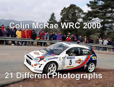 Colin Mcrae Ford Focus WRC Season 2000 Photographs - Choose From List • £4