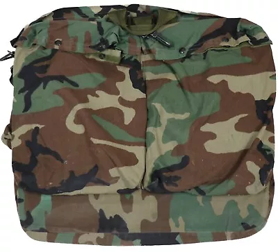 DAMAGED US Military HGU-56/P Flyers Helmet Bag Woodland M81 BDU Camo Sack Army • $29.95