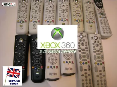 MICROSOFT XBOX 360  MEDIA DVD UNIVERSAL REMOTE CONTROL - Microsoft / VENOM • £7.95