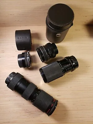 $12 • Buy Misc 35mm Camera Lens - Soligor, Quantaray, Elicar