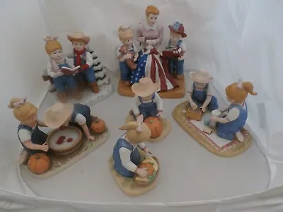 Demin Days By HOMCO Sweet Land Of Liberty  Lets Go Caroling And 4 More 1985-2004 • $65