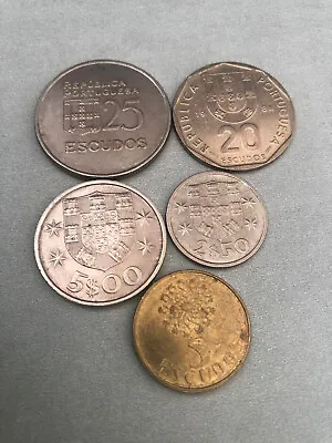 $3.36 • Buy 5 Portuguese Coins