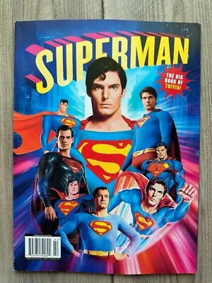 2024 SUPERMAN BIG BOOK Of TRIVIA 360 Media Special Edition STEEL Comic Book Hero • $13.99