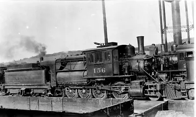 Negative - New York Ontario & Western Ry. 2-8-0 Type Steam Locomotive No. 156 • $6.99