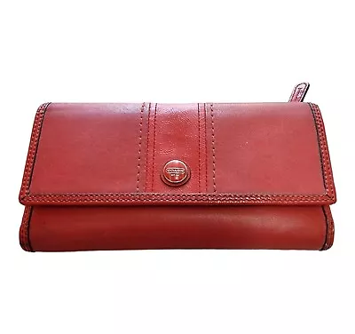 COACH Wallet Womens Red Purse Leather Bag - 2 In 1 🔴 • $49.95