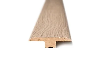 Light Brushed Nevada Oak Flooring Accessories Ramp / End / T Bar / Pipe Covers • £9.99